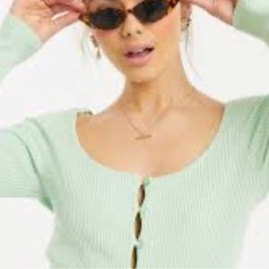 Cropped Knit Sweater